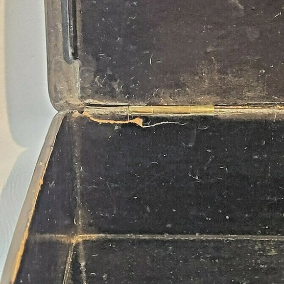 Japanese Antique Papier Mache Lacquer Painted Trinket Box Meiji Period 19th Cent - Picture 7 of 10